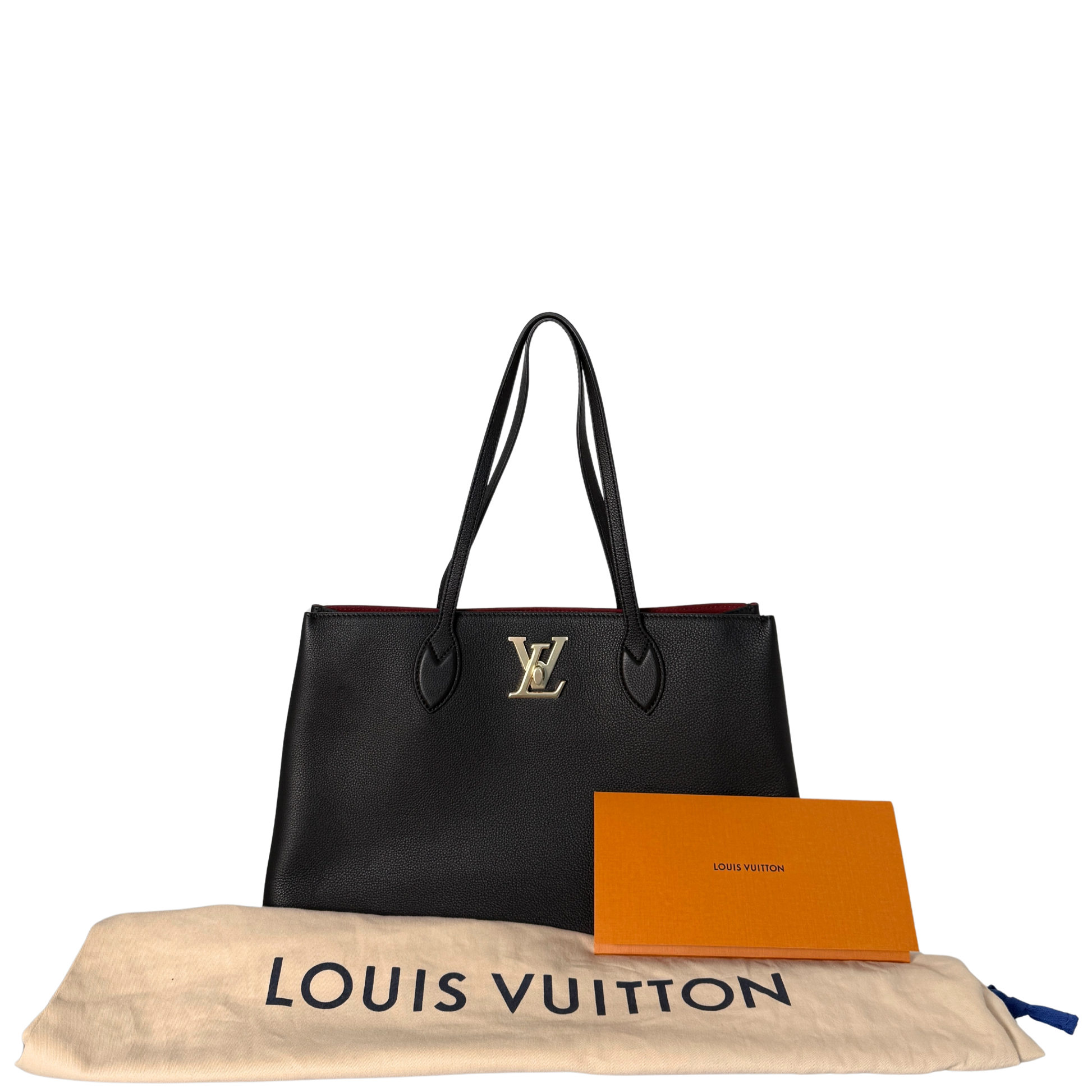 Louis Vuitton Lockme Shopper M57345 Schwarz / neuwertig Louis Vuitton