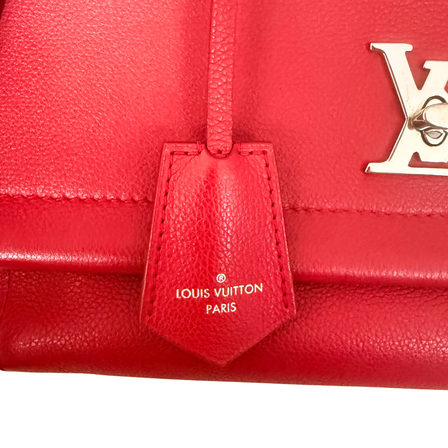 Louis Vuitton Lockme II Top Handle M42859 Rot / sehr gut Louis Vuitton