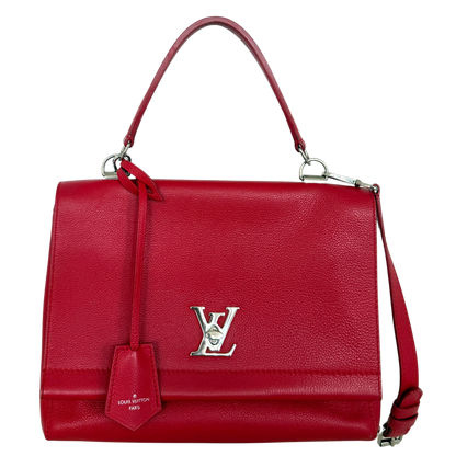 Louis Vuitton Lockme II Top Handle M42859 Rot / sehr gut Louis Vuitton