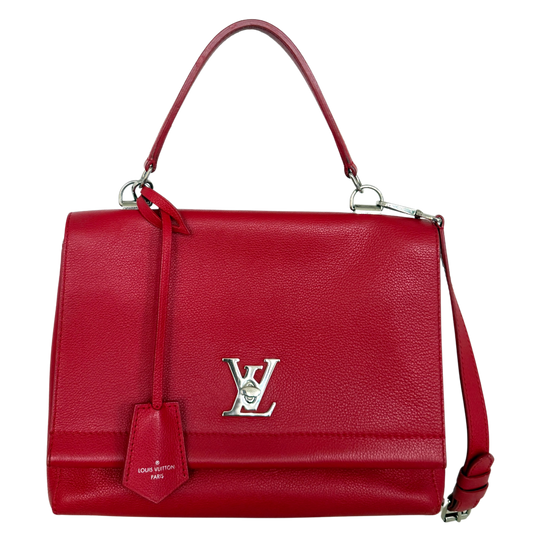 Louis Vuitton Lockme II Top Handle M42859 Rot / sehr gut Louis Vuitton