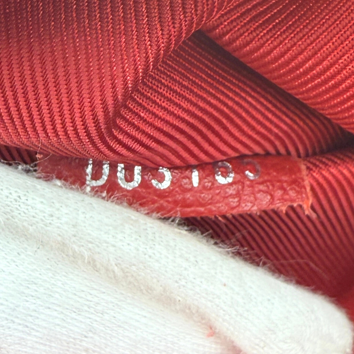 Louis Vuitton Lockme II Top Handle M42859 Rot / sehr gut Louis Vuitton