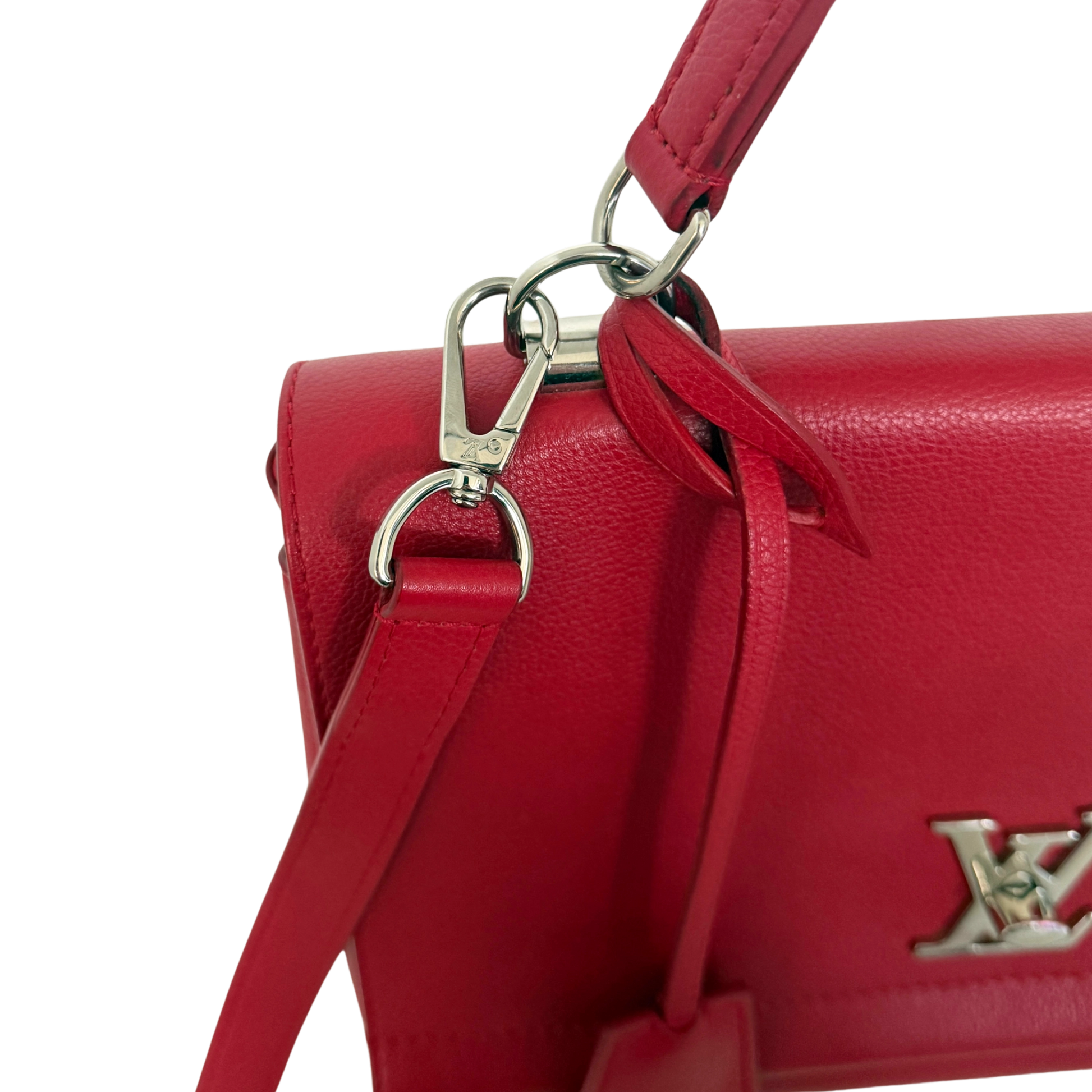 Louis Vuitton Lockme II Top Handle M42859 Rot / sehr gut Louis Vuitton