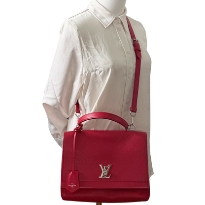 Louis Vuitton Lockme II Top Handle M42859 Rot / sehr gut Louis Vuitton