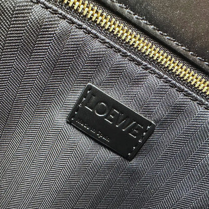 Loewe Shopper A4 Tote Bag Kalbsleder schwarz / sehr gut Loewe