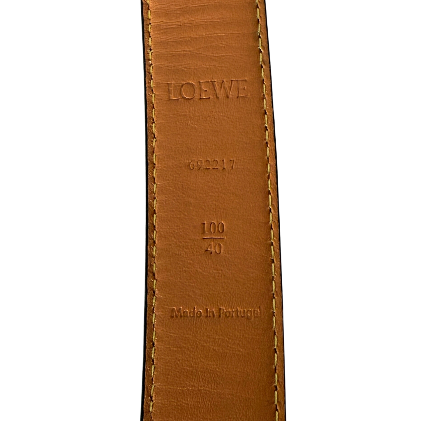 Loewe Anagram Gürtel Braun / sehr gut Loewe