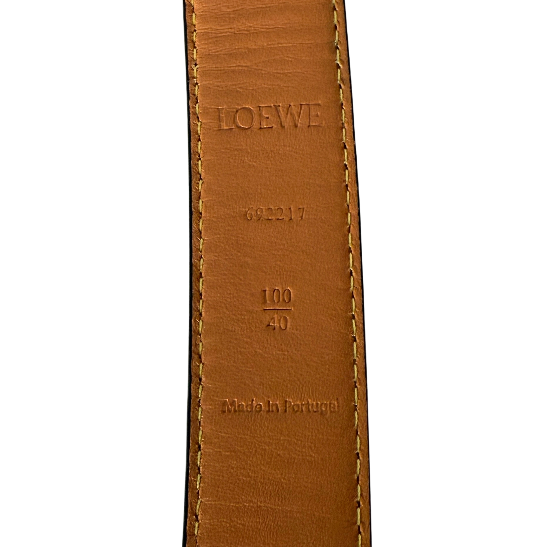 Loewe Anagram Gürtel Braun / sehr gut Loewe