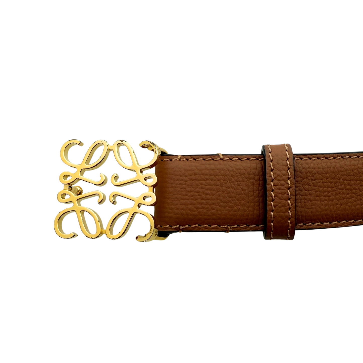 Loewe Anagram Gürtel Braun / sehr gut Loewe