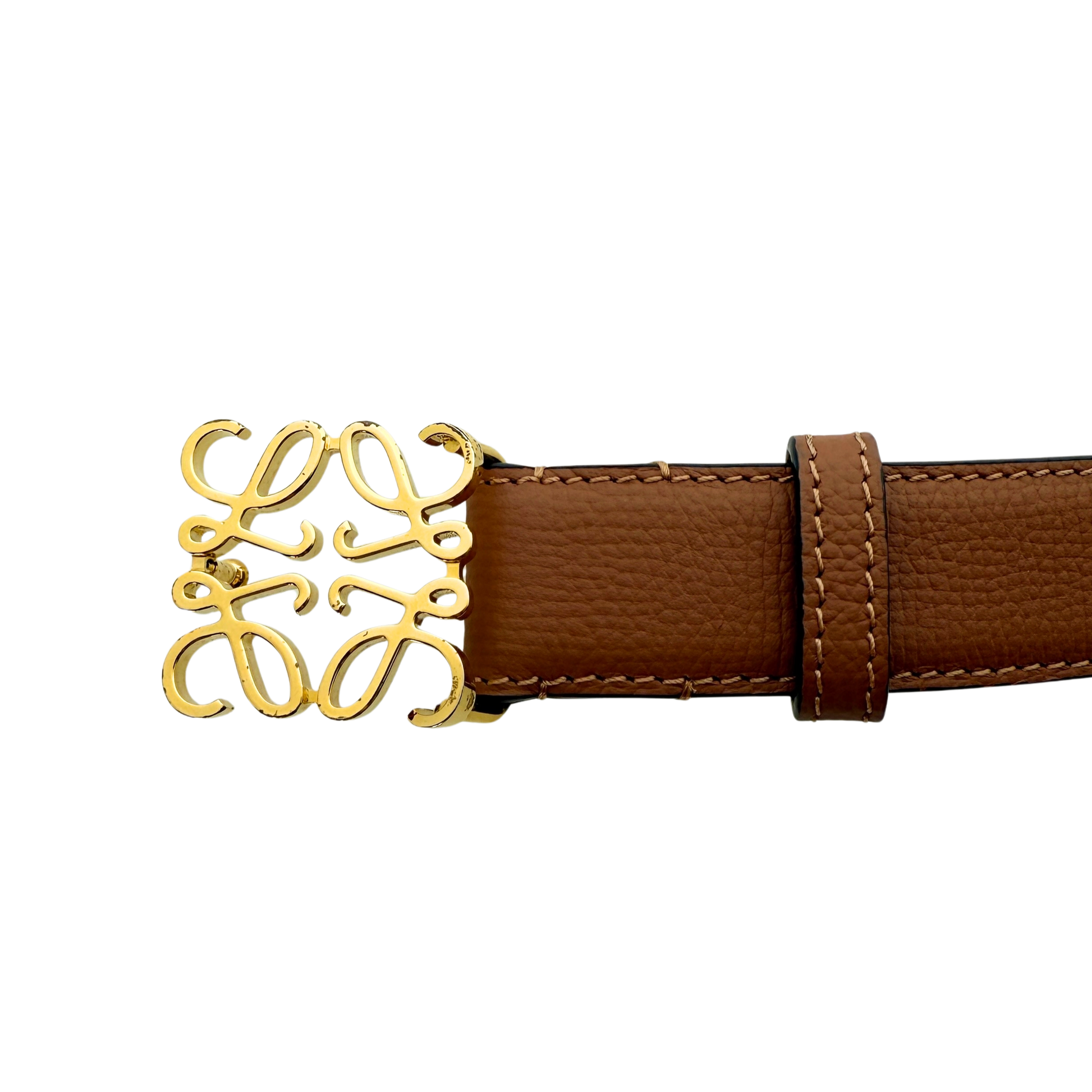 Loewe Anagram Gürtel Braun / sehr gut Loewe