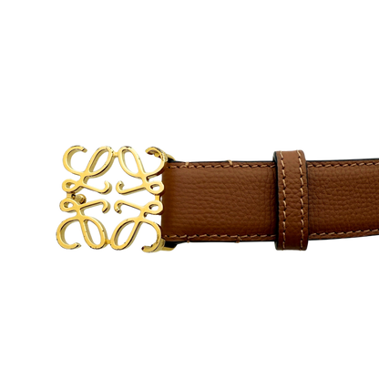 Loewe Anagram Gürtel Braun / sehr gut Loewe