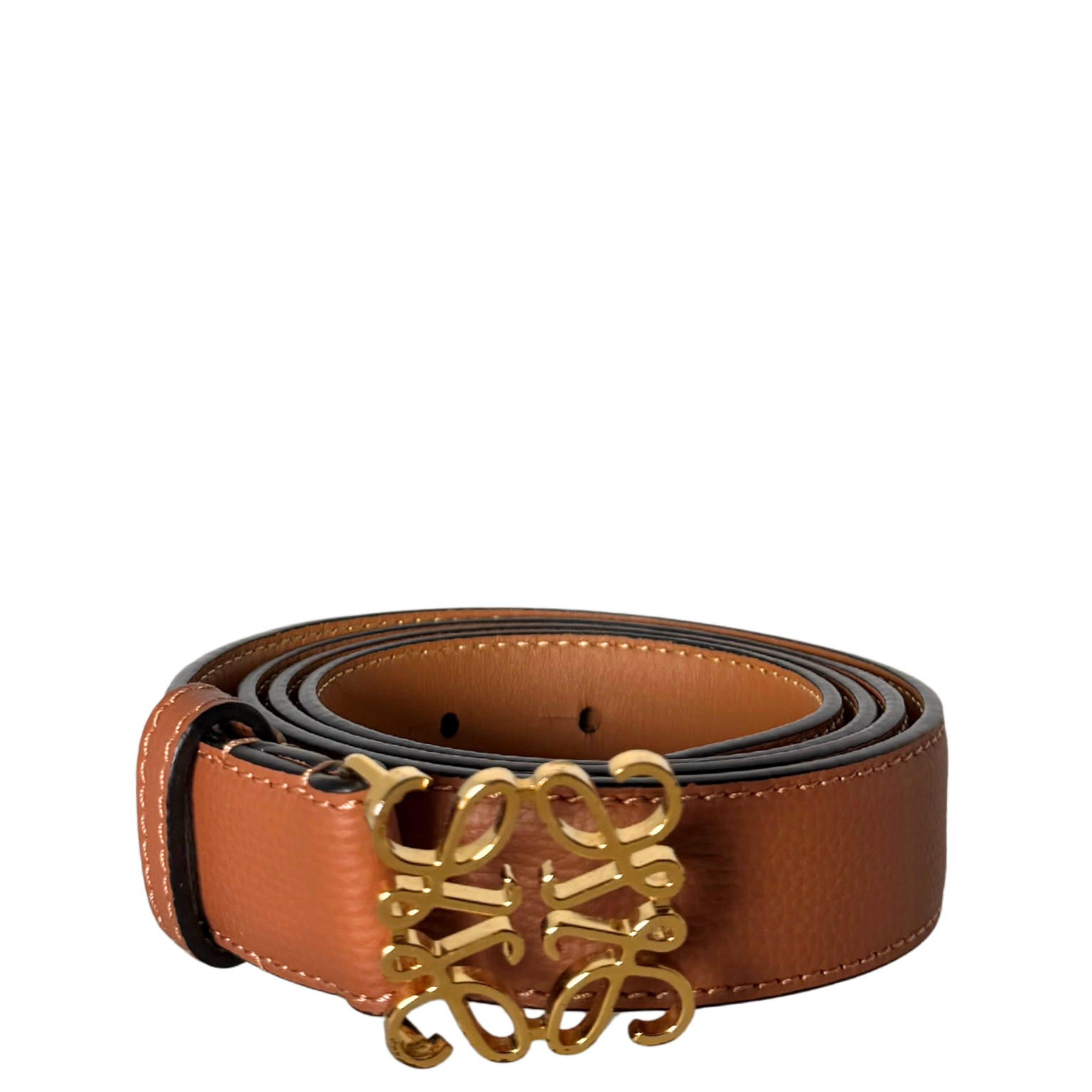 Loewe Anagram Gürtel Braun / sehr gut Loewe