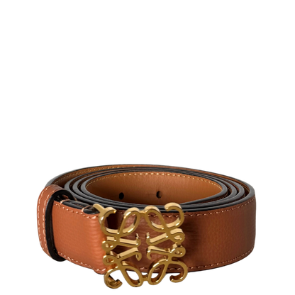 Loewe Anagram Gürtel Braun / sehr gut Loewe