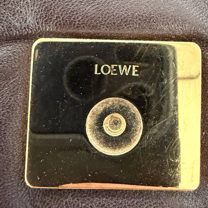 Loewe Goya Puffer Schultertasche dark chocolate / sehr gut Loewe