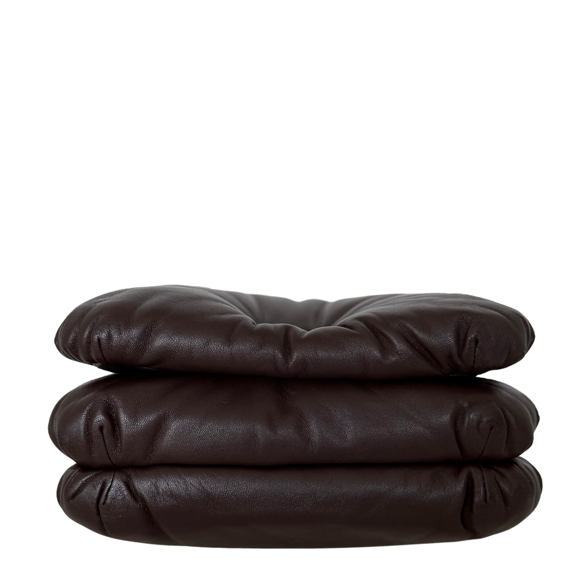 Loewe Goya Puffer Schultertasche dark chocolate / sehr gut Loewe