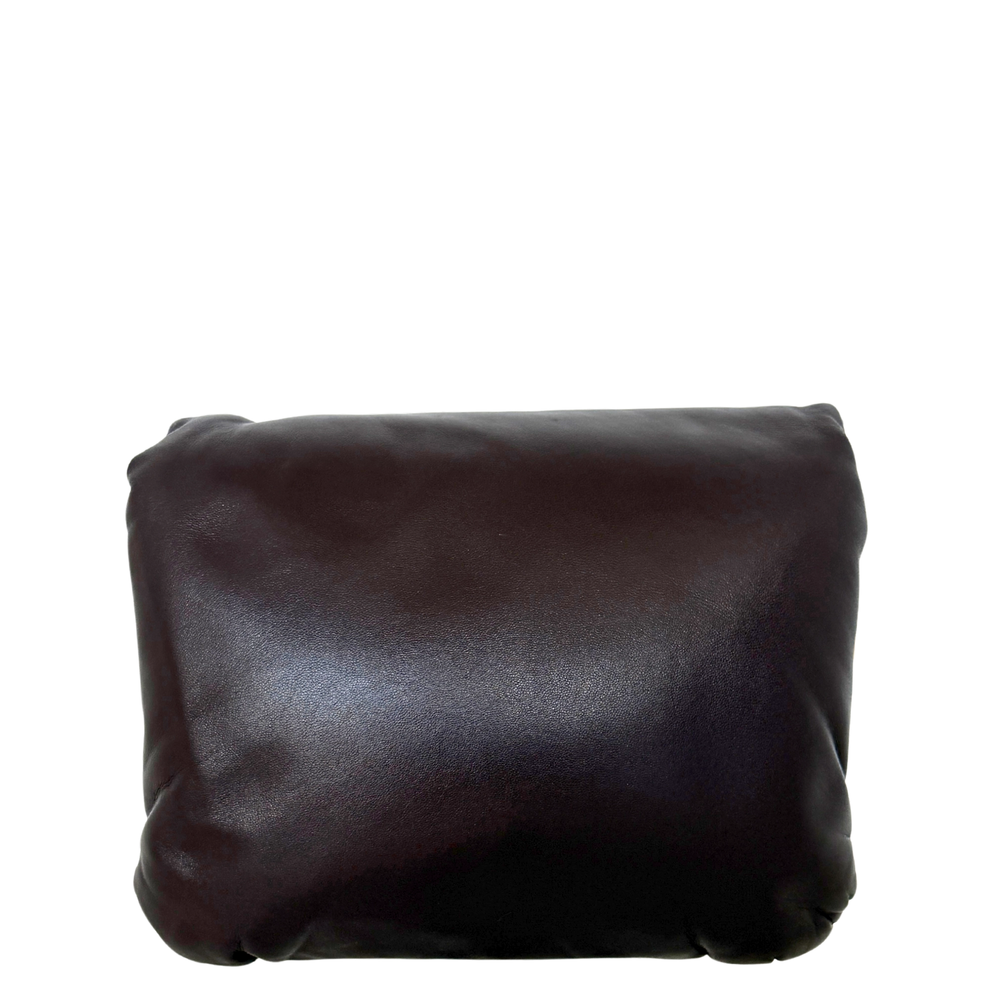 Loewe Goya Puffer Schultertasche dark chocolate / sehr gut Loewe