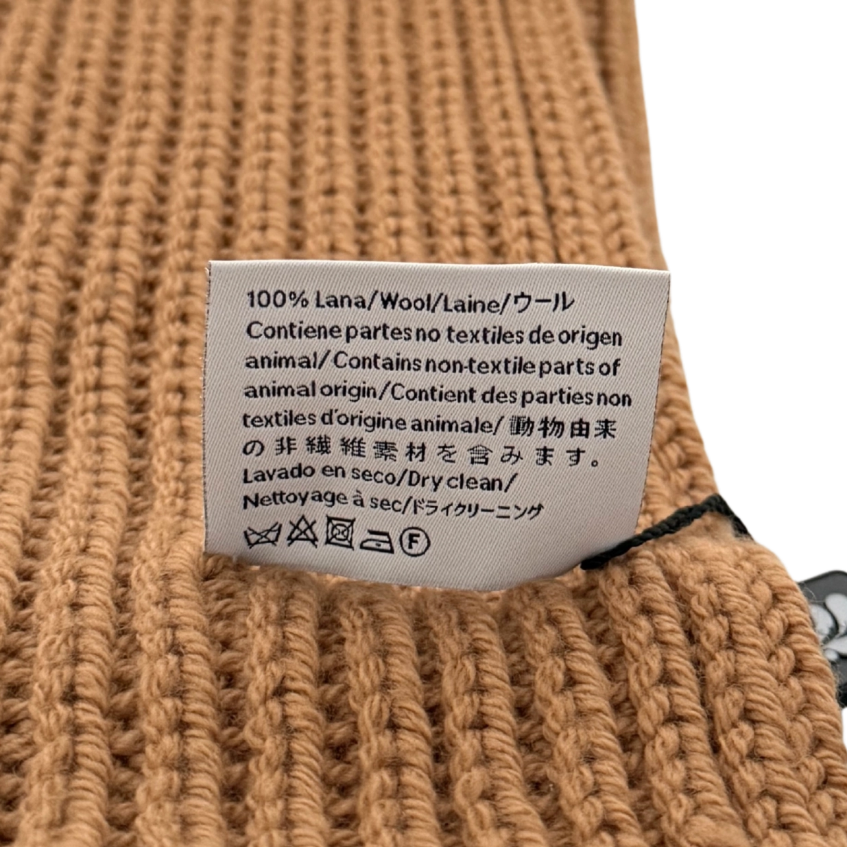Loewe Wollschal Camel braun  / neuwertig Loewe