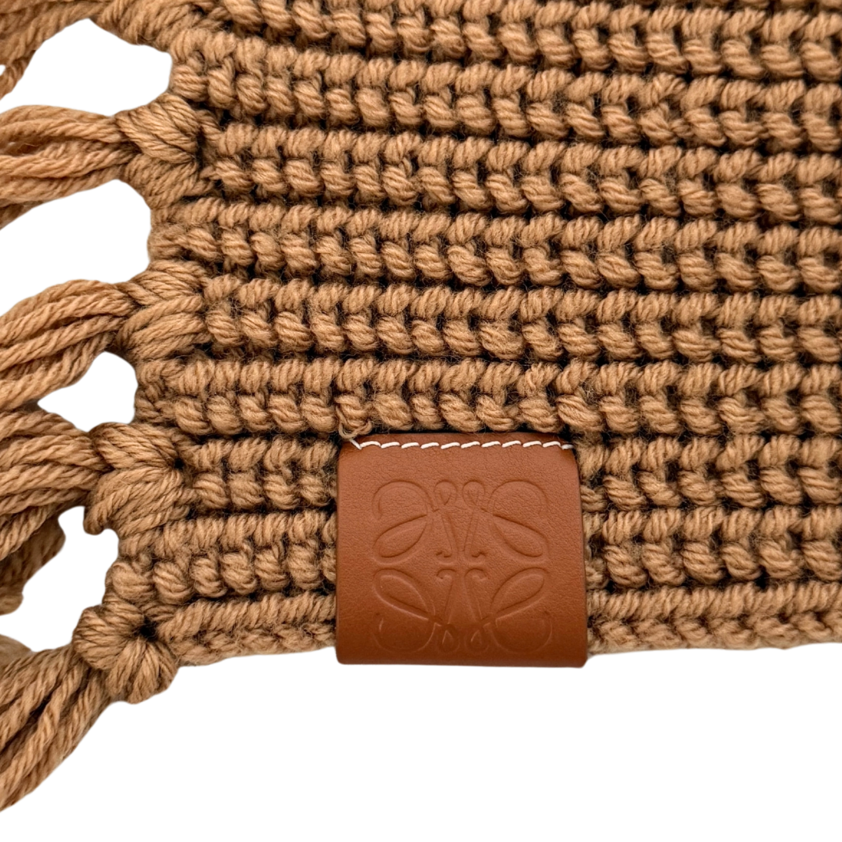 Loewe Wollschal Camel braun  / neuwertig Loewe