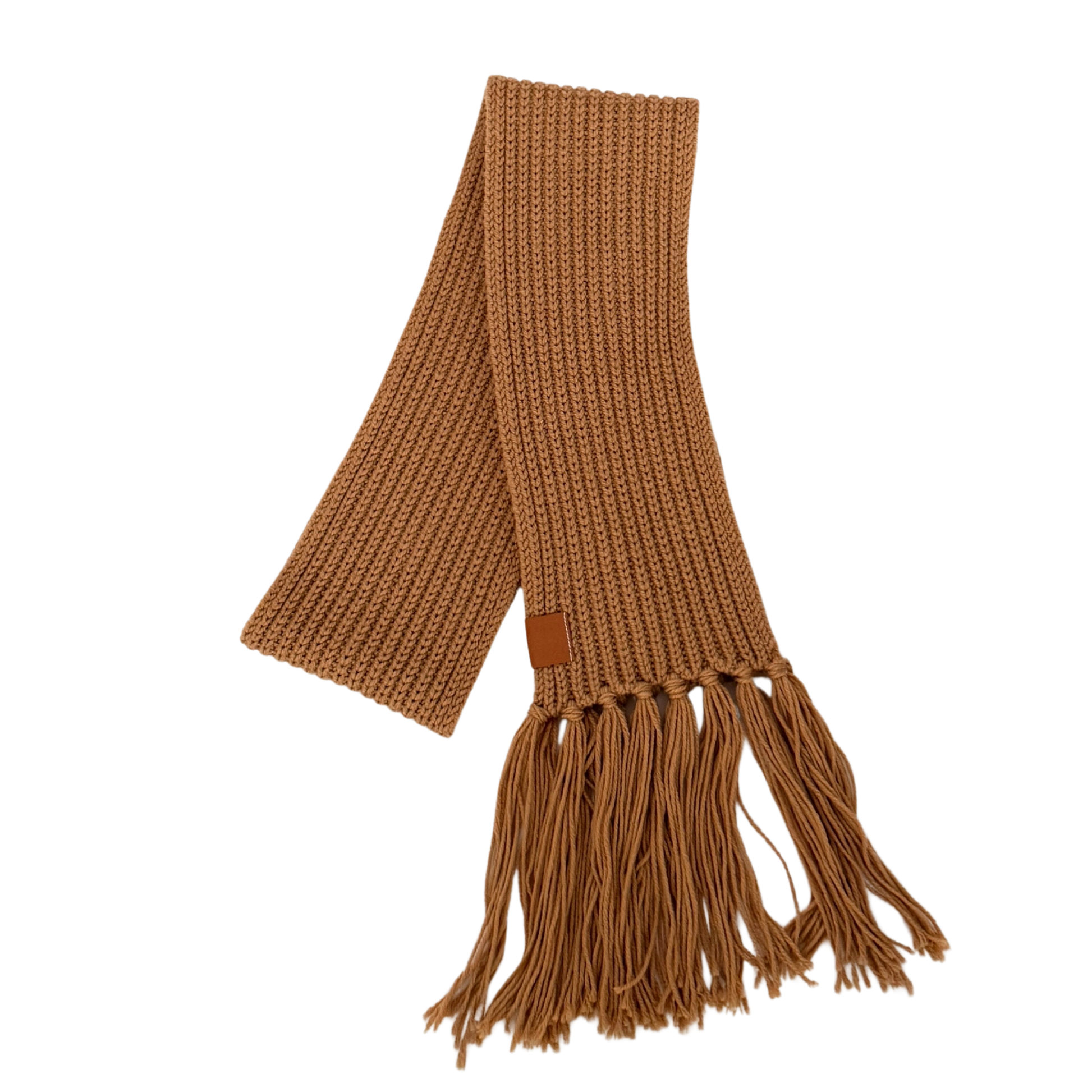 Loewe Wollschal Camel braun  / neuwertig Loewe