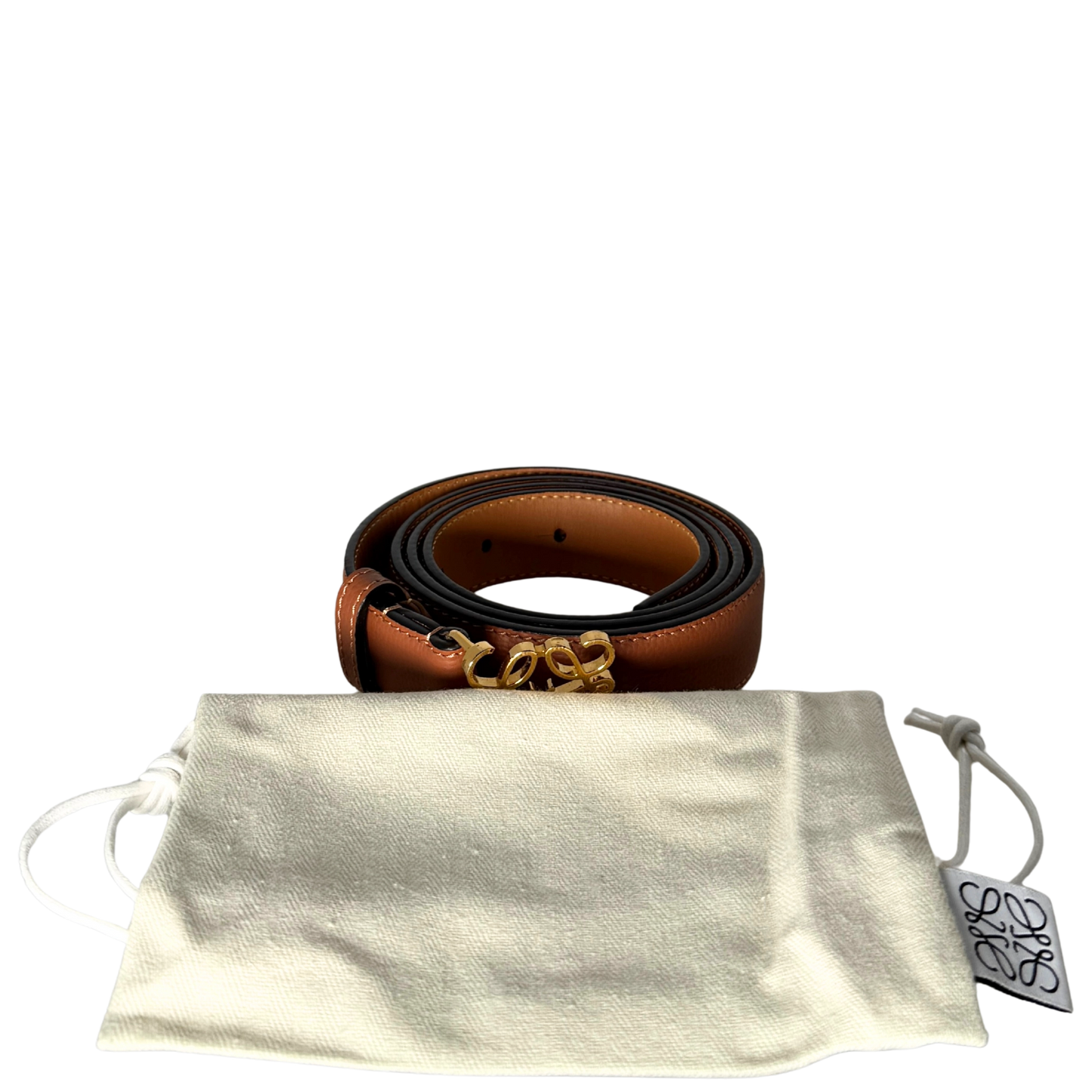 Loewe Anagram Gürtel Größe 100 Braun / sehr gut Loewe