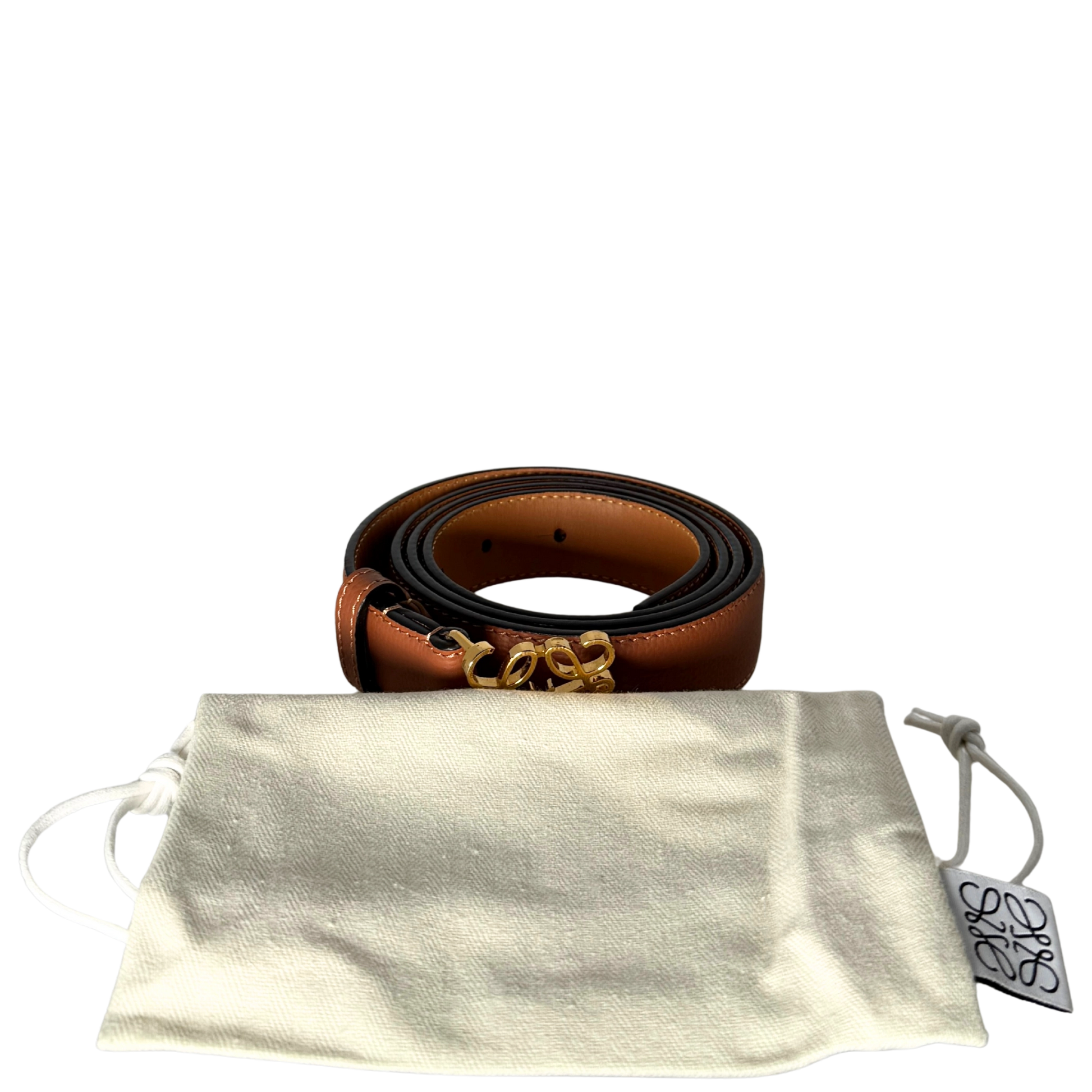 Loewe Anagram Gürtel Größe 100 Braun / sehr gut Loewe