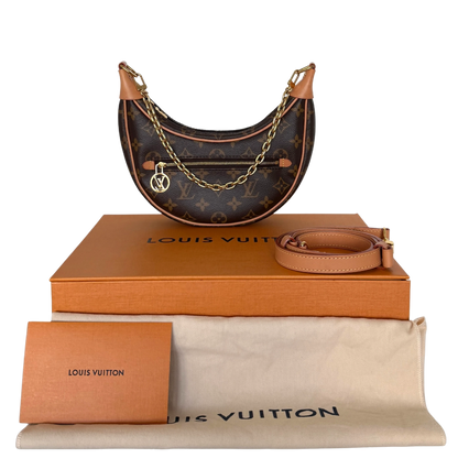 Louis Vuitton Loop PM Monogram Canvas M81098 Braun / sehr gut Louis Vuitton