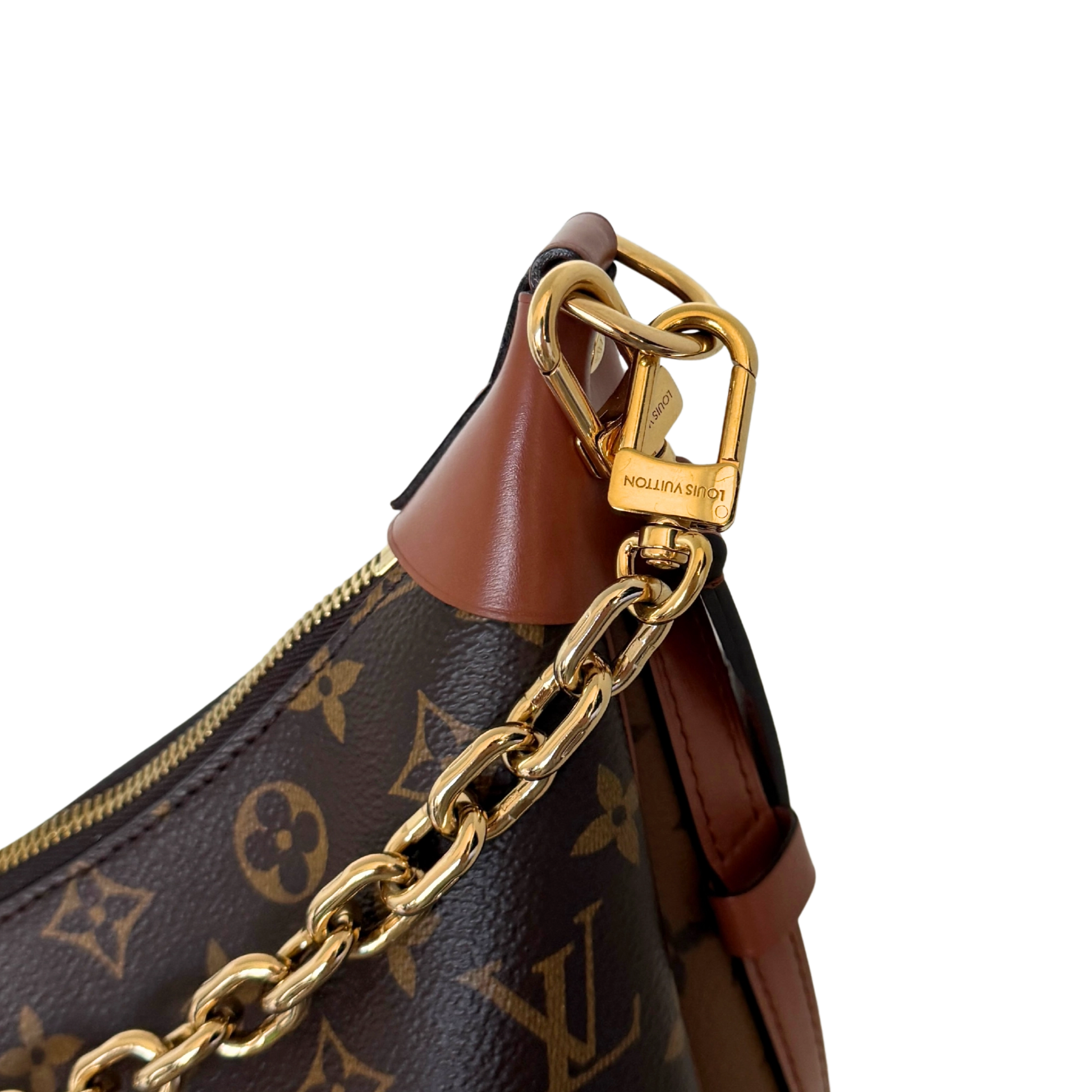 Louis Vuitton Loop Hobo Monogram Canvas Braun / sehr gut Louis Vuitton