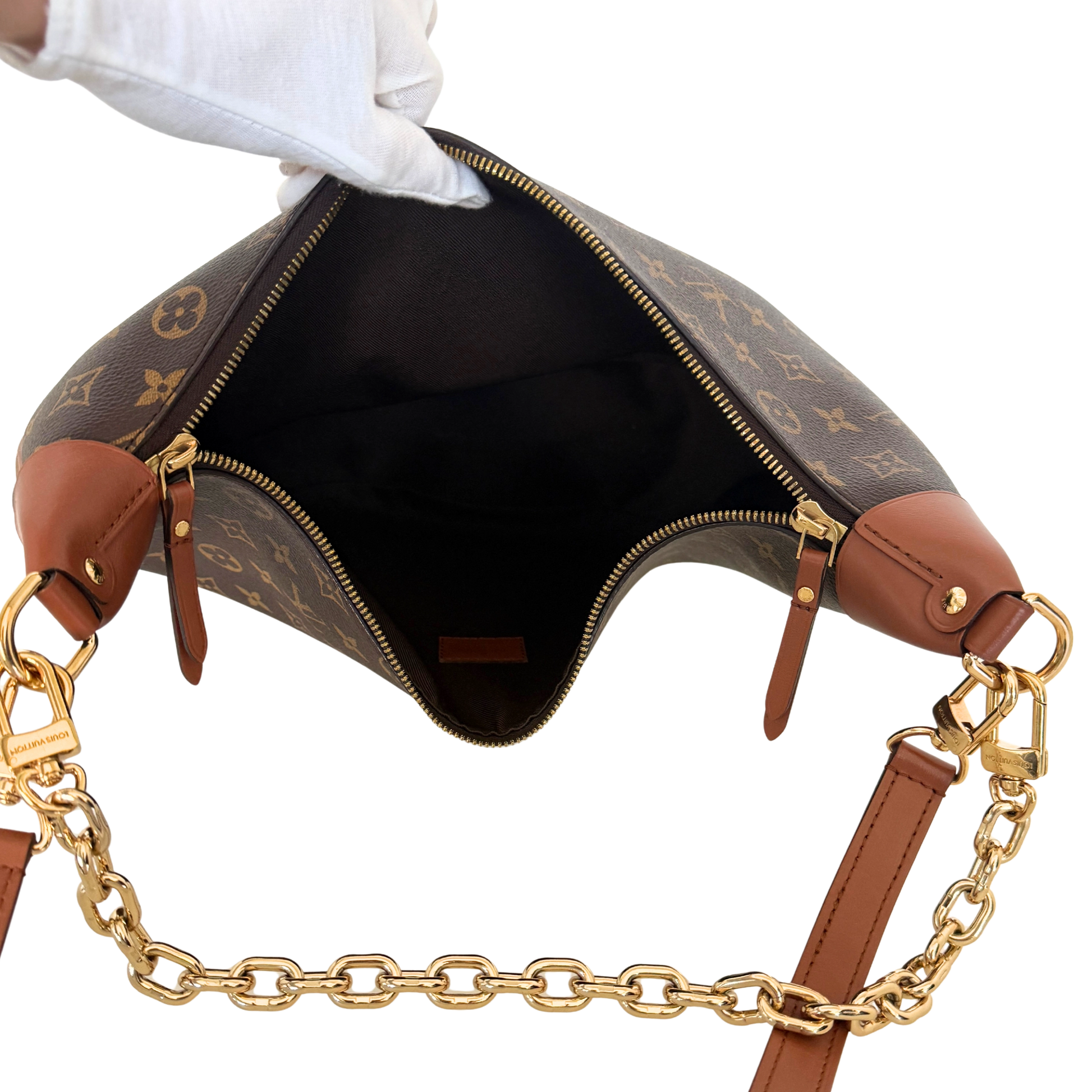 Louis Vuitton Loop Hobo Monogram Canvas Braun / sehr gut Louis Vuitton