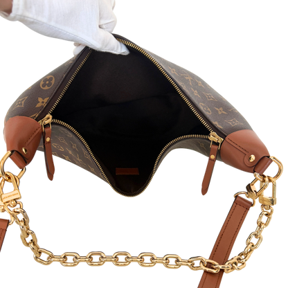 Louis Vuitton Loop Hobo Monogram Canvas Braun / sehr gut Louis Vuitton