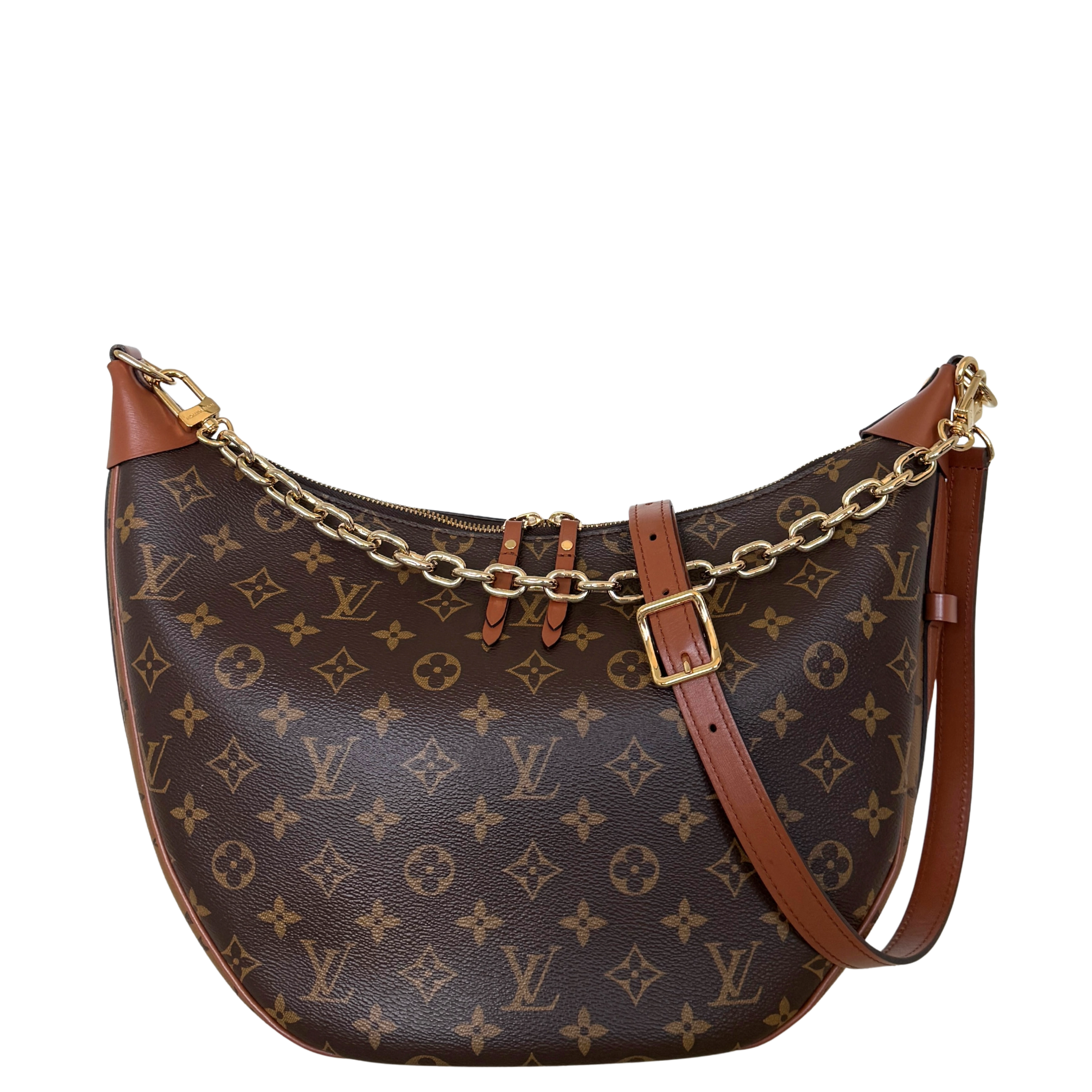 Louis Vuitton Loop Hobo Monogram Canvas Braun / sehr gut Louis Vuitton
