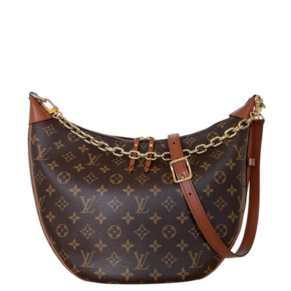 Louis Vuitton Loop Hobo Monogram Canvas Braun / sehr gut Louis Vuitton