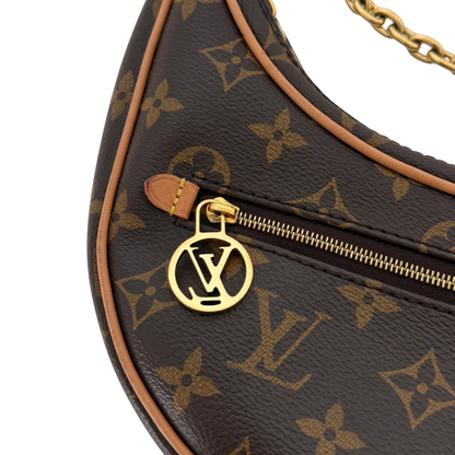 Louis Vuitton Loop PM Monogram Canvas M81098 Braun / sehr gut Louis Vuitton