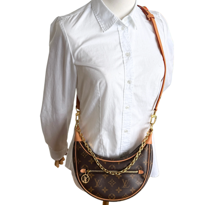 Louis Vuitton Loop PM Monogram Canvas M81098 Braun / sehr gut Louis Vuitton