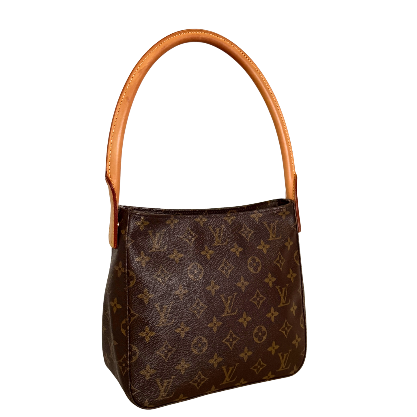 Louis Vuitton Looping MM Schultertasche Monogram Canvas Braun / sehr gut Louis Vuitton