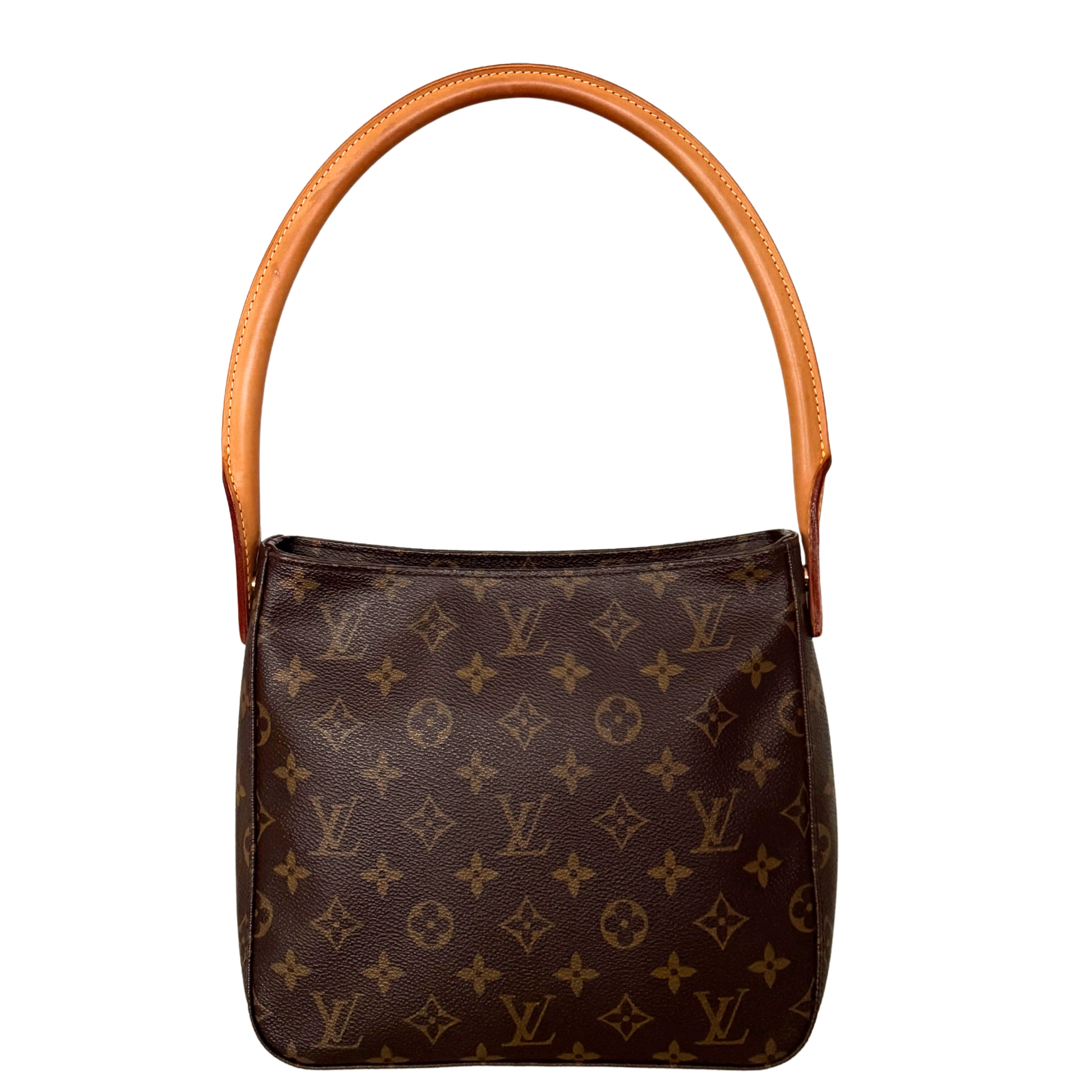 Louis Vuitton Looping MM Schultertasche Monogram Canvas Braun / sehr gut Louis Vuitton