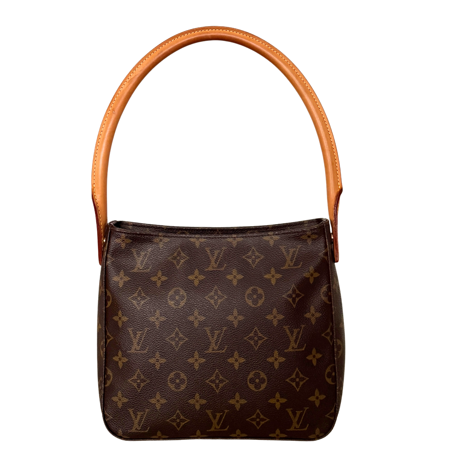 Louis Vuitton Looping MM Schultertasche Monogram Canvas Braun / sehr gut Louis Vuitton