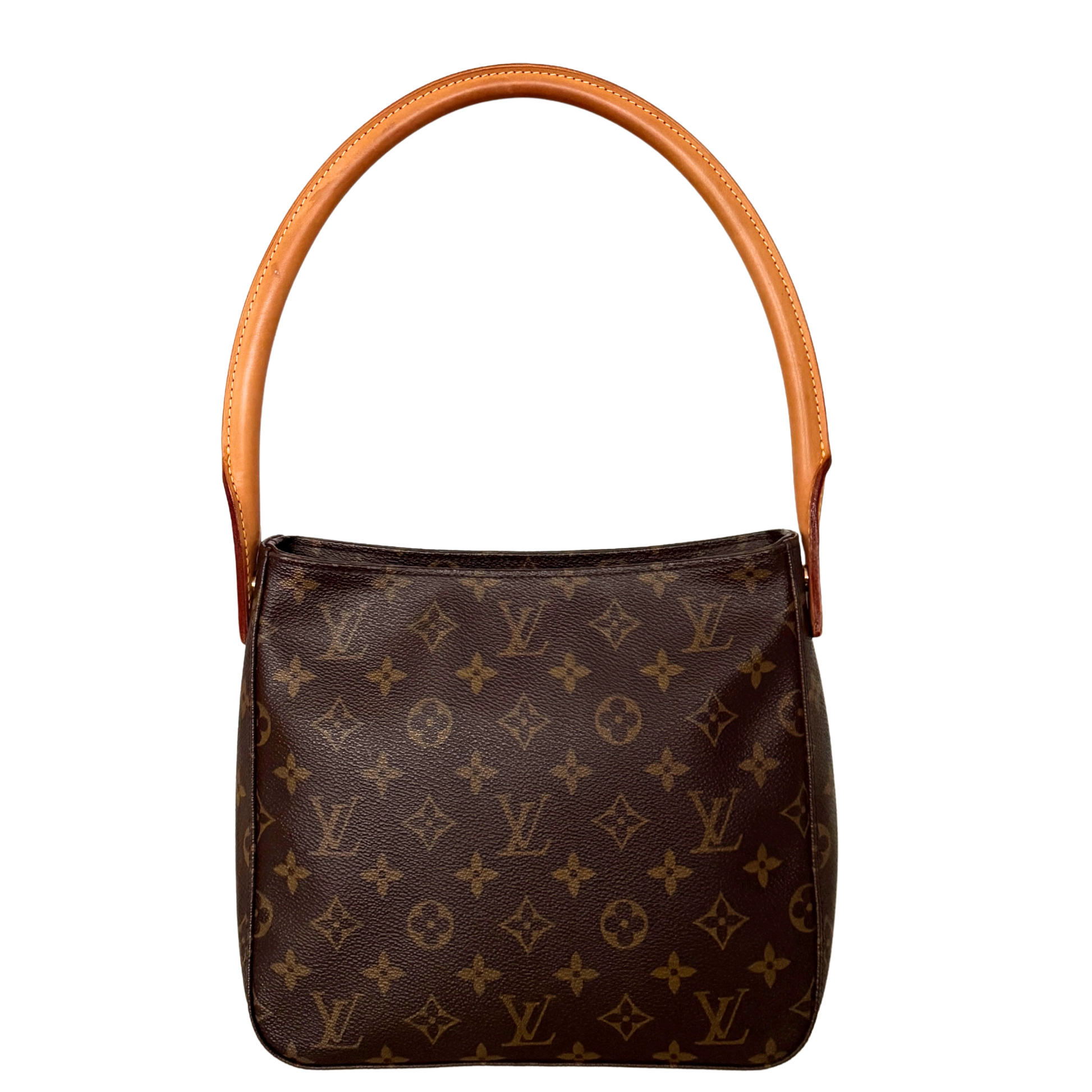 Louis Vuitton Looping MM Schultertasche Monogram Canvas Braun / sehr gut Louis Vuitton