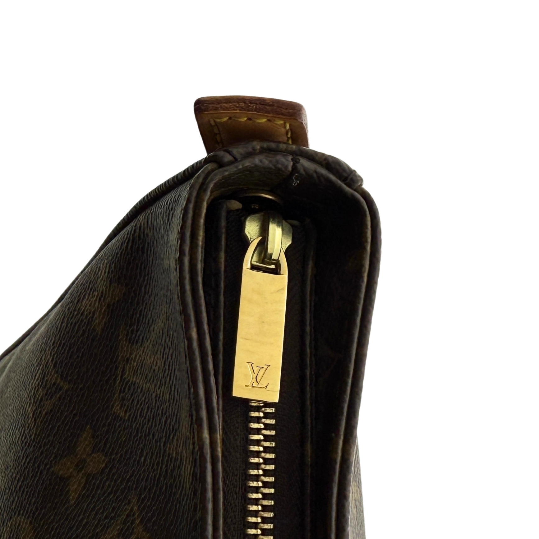 Louis Vuitton Looping MM Schultertasche Monogram Canvas Braun / sehr gut Louis Vuitton
