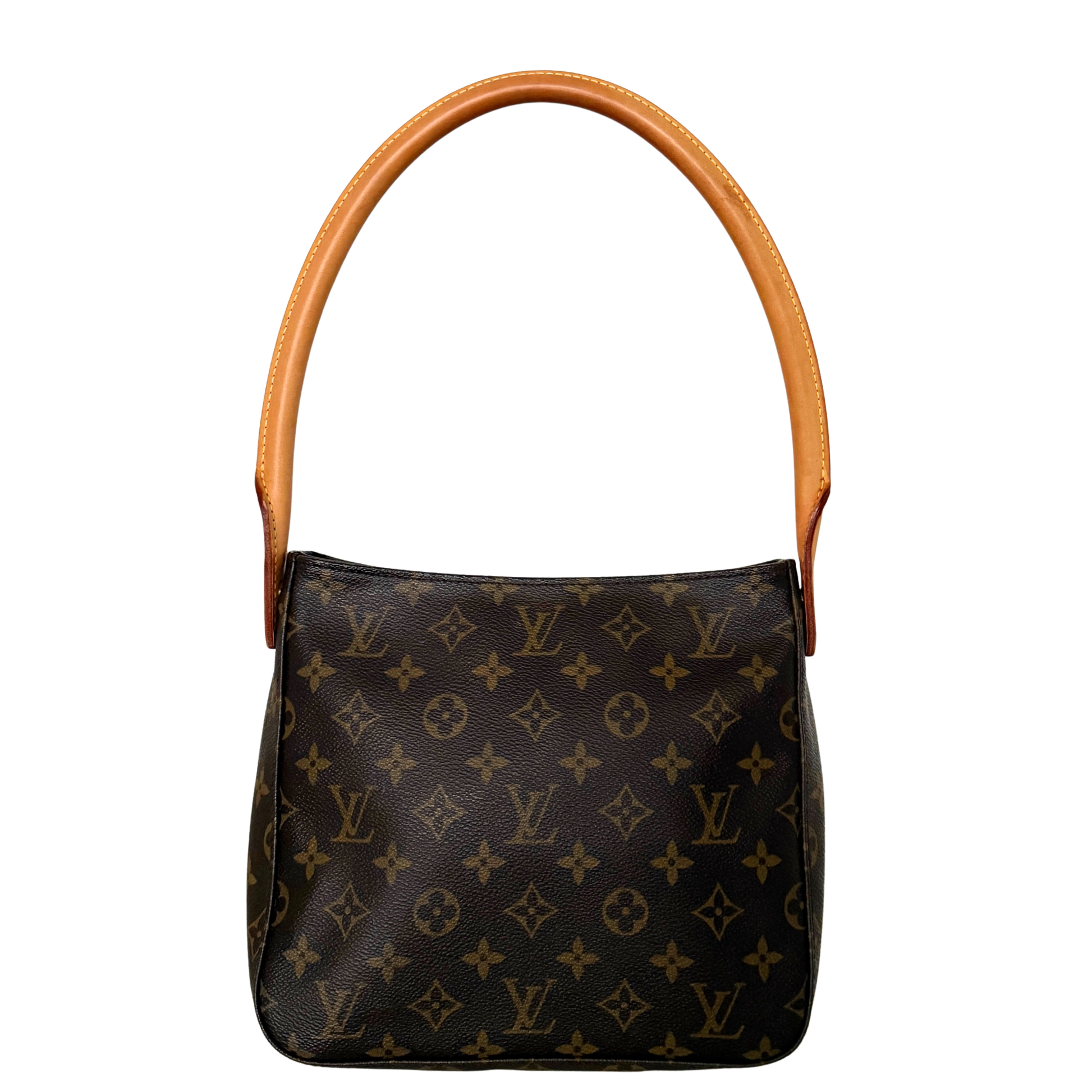 Louis Vuitton Looping MM Schultertasche Monogram Canvas Braun / sehr gut Louis Vuitton