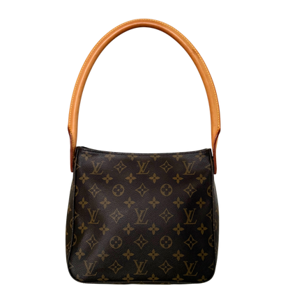 Louis Vuitton Looping MM Schultertasche Monogram Canvas Braun / sehr gut Louis Vuitton