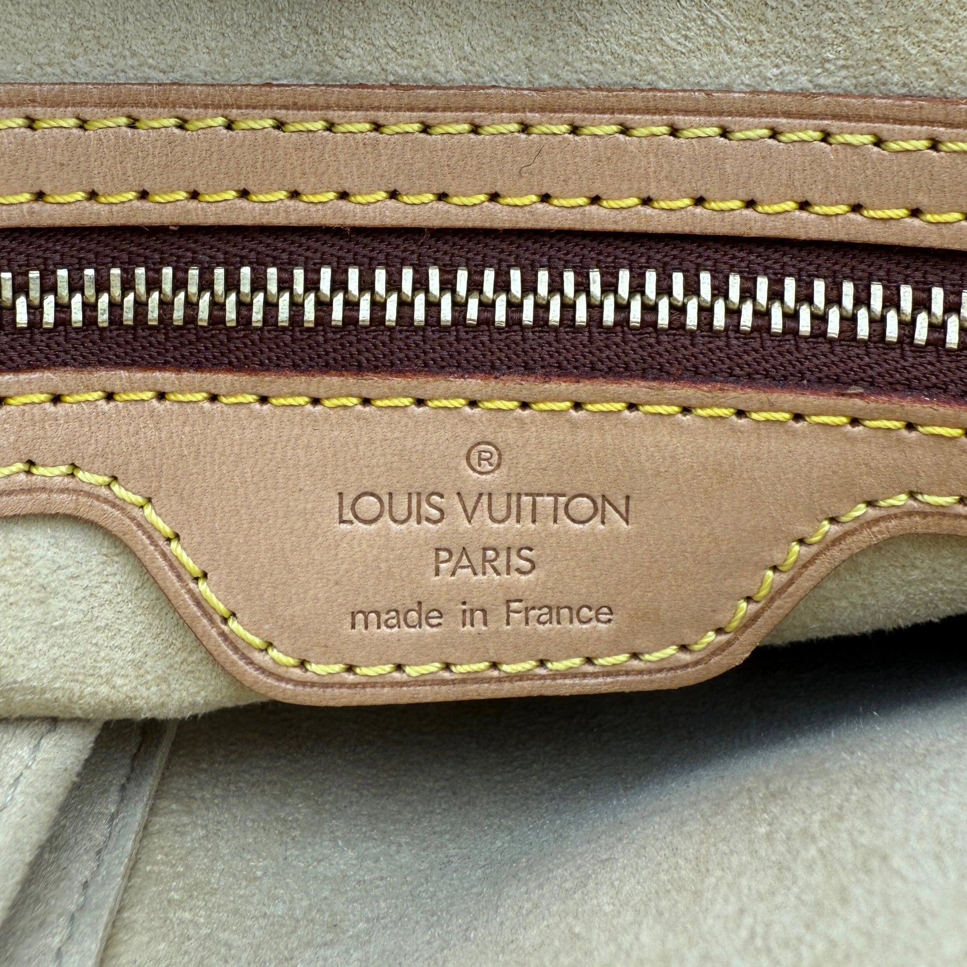 Louis Vuitton Looping MM Schultertasche Monogram Canvas Braun / sehr gut Louis Vuitton