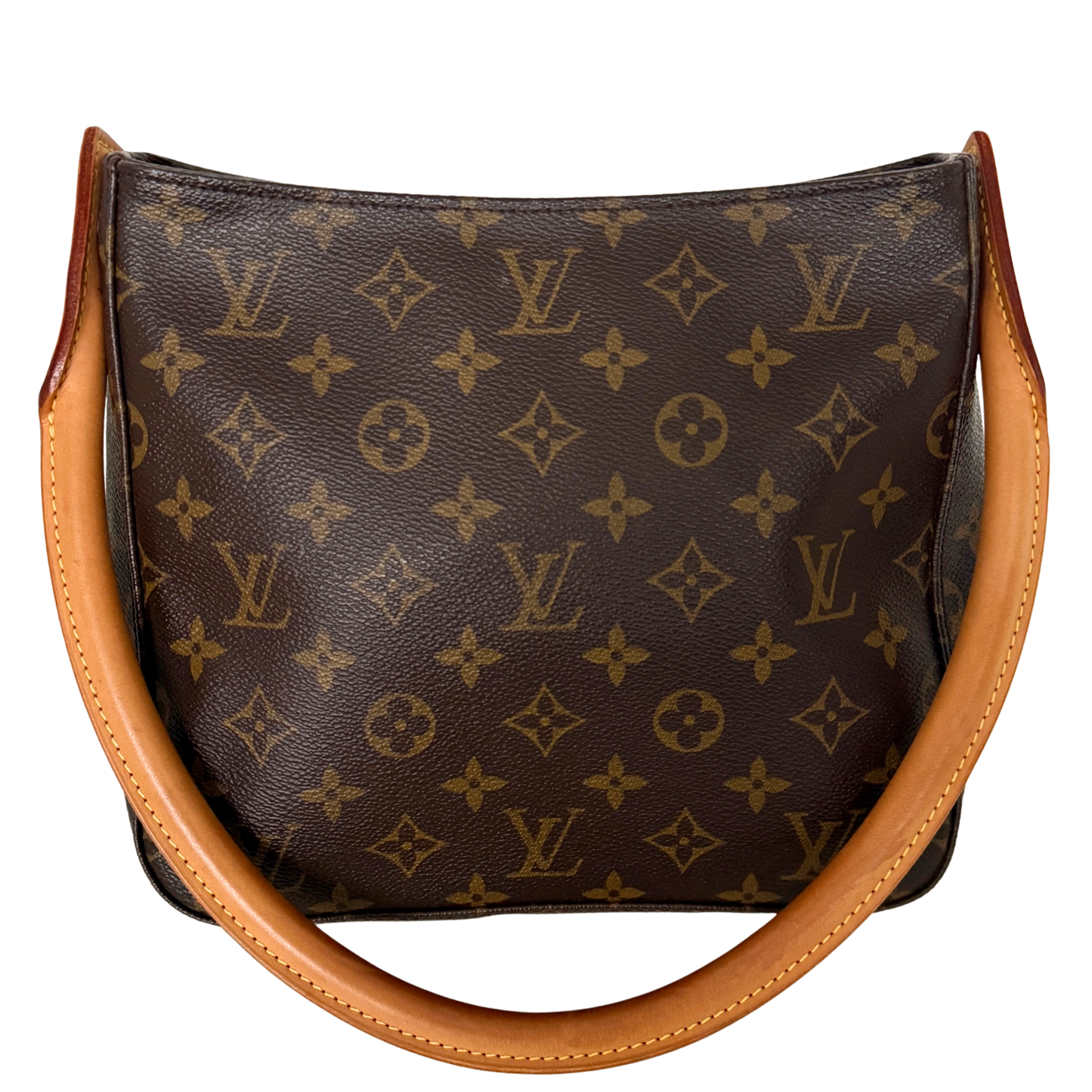 Louis Vuitton Looping MM Schultertasche Monogram Canvas Braun / sehr gut Louis Vuitton