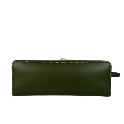 Loro Piana Extra Bag L27 glattes Kalbsleder Dark Lichen Green (50OM) / neuwertig Loro Piano