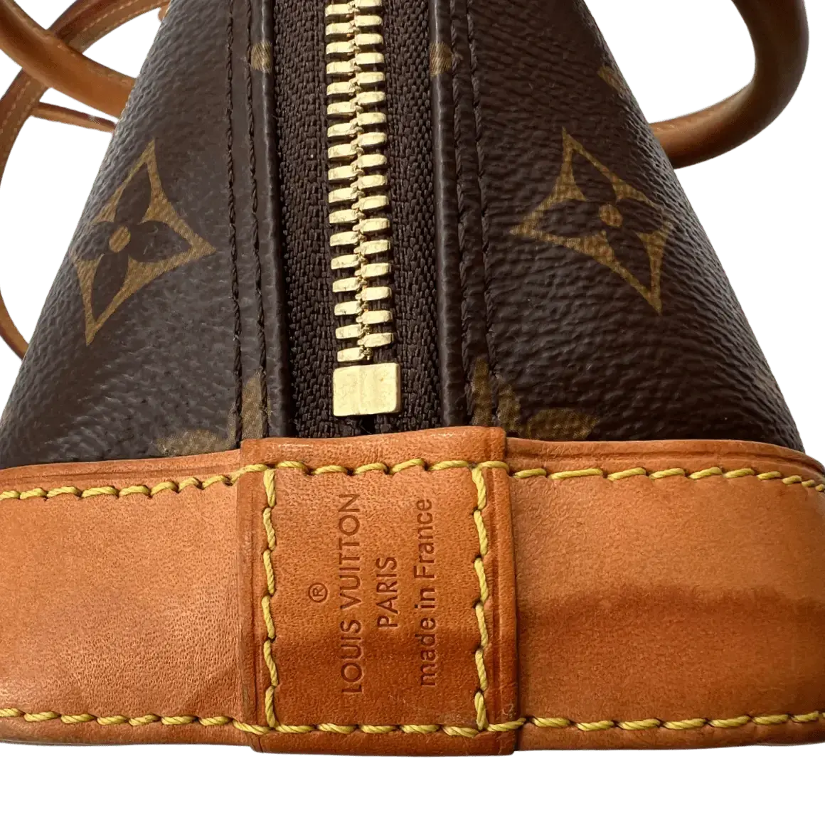 Louis Vuitton Alma BB Canvas Monogram Second Hand Echtheitscheck