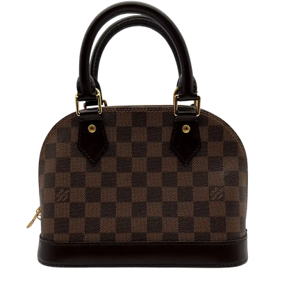 Louis Vuitton Alma BB Damier Ebene Canvas hinten