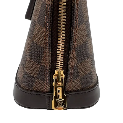 Louis Vuitton Alma BB Damier Ebene Canvas  Reißverschluss