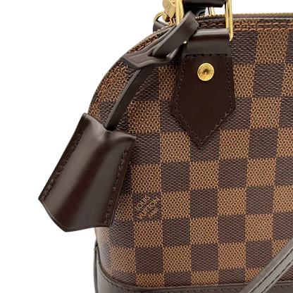 Louis Vuitton Alma BB Damier Ebene Canvas Details