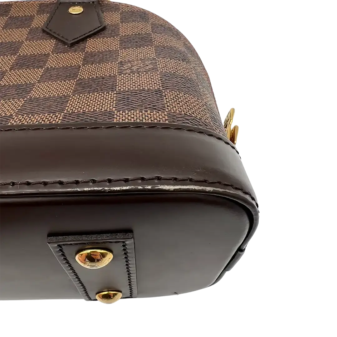 Louis Vuitton Alma BB Damier Ebene Canvas  Gebrauchsspur 1