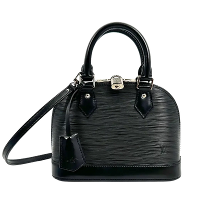 Louis Vuitton Alma BB Epi Leder schwarz / sehr gut Louis Vuitton