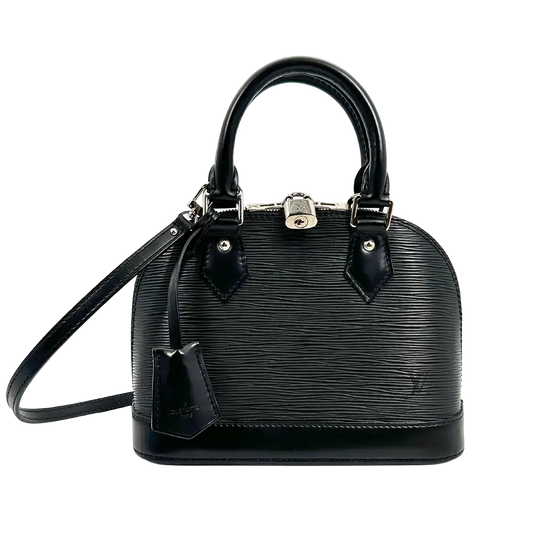 Louis Vuitton Alma BB Epi Leder schwarz / sehr gut Louis Vuitton