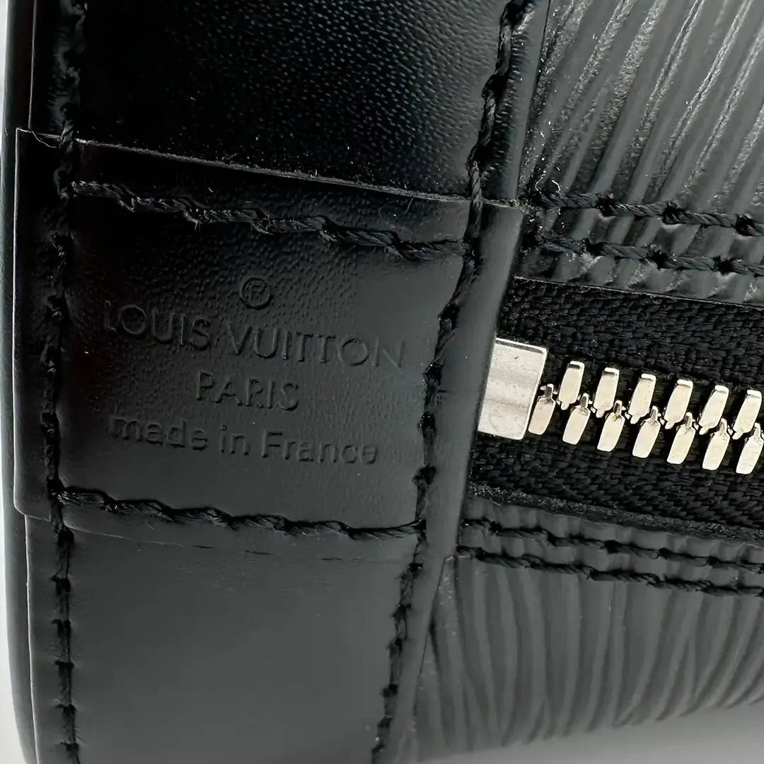Louis Vuitton Alma BB Epi Leder schwarz / sehr gut Louis Vuitton