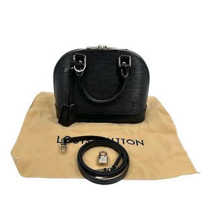 Louis Vuitton Alma BB Epi Leder schwarz / sehr gut Louis Vuitton